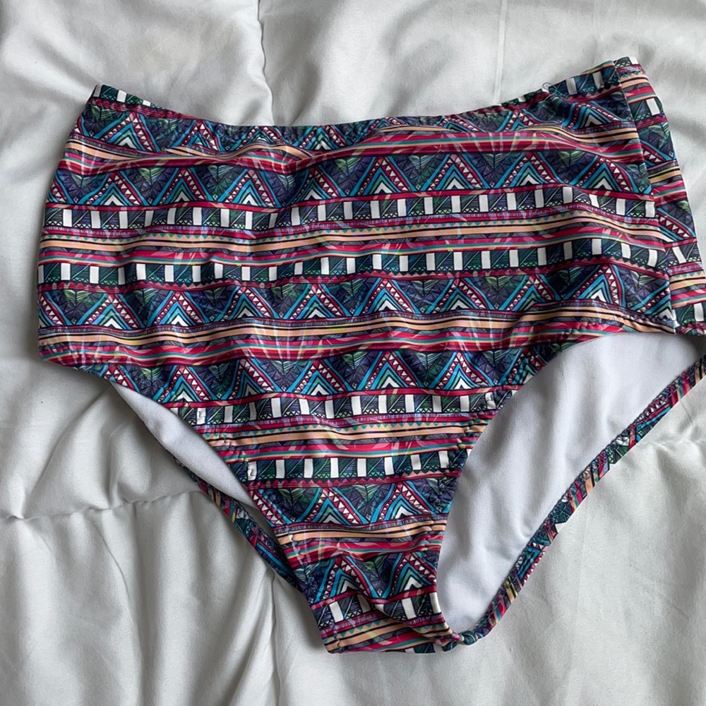 Zeraca high-waisted bikini bottoms